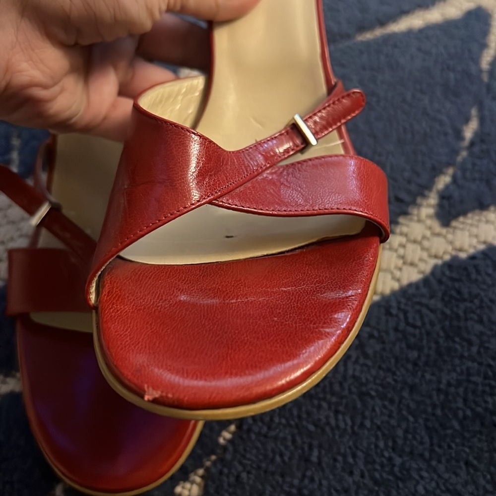 Hugo Boss Red Sandals - Picture 2 of 4